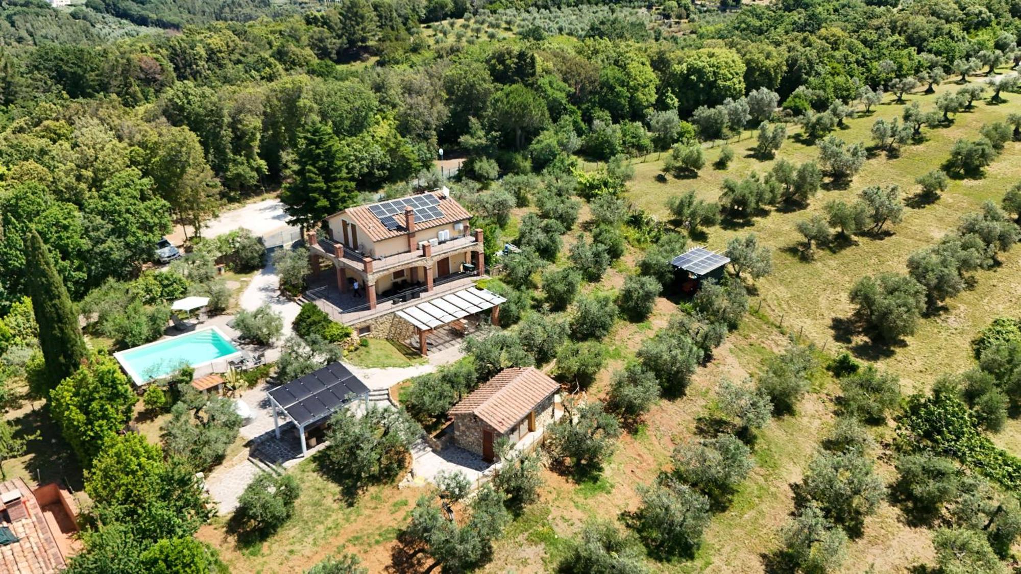 Apartament Il Panorama Montescudaio Zewnętrze zdjęcie