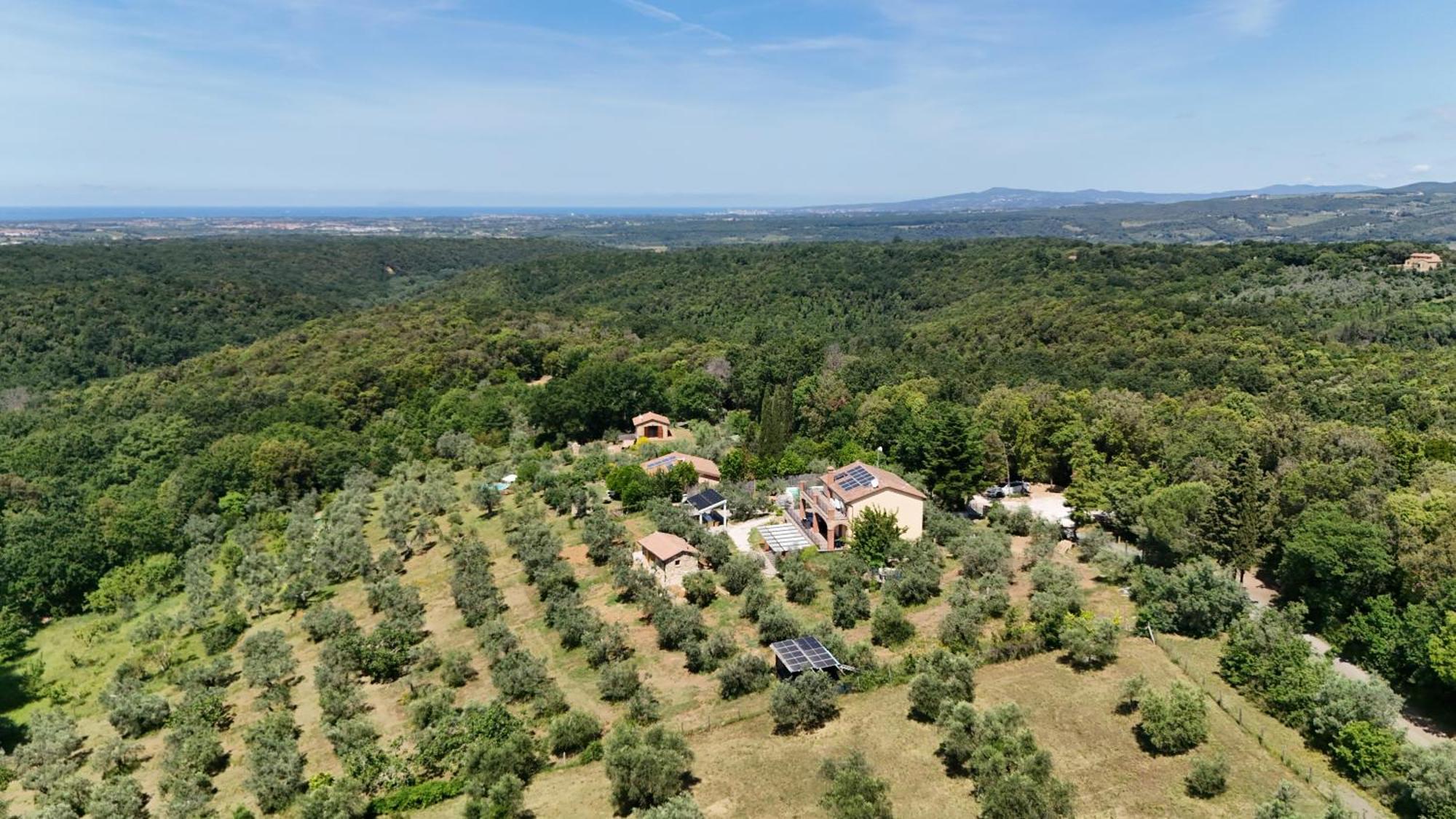 Apartament Il Panorama Montescudaio Zewnętrze zdjęcie