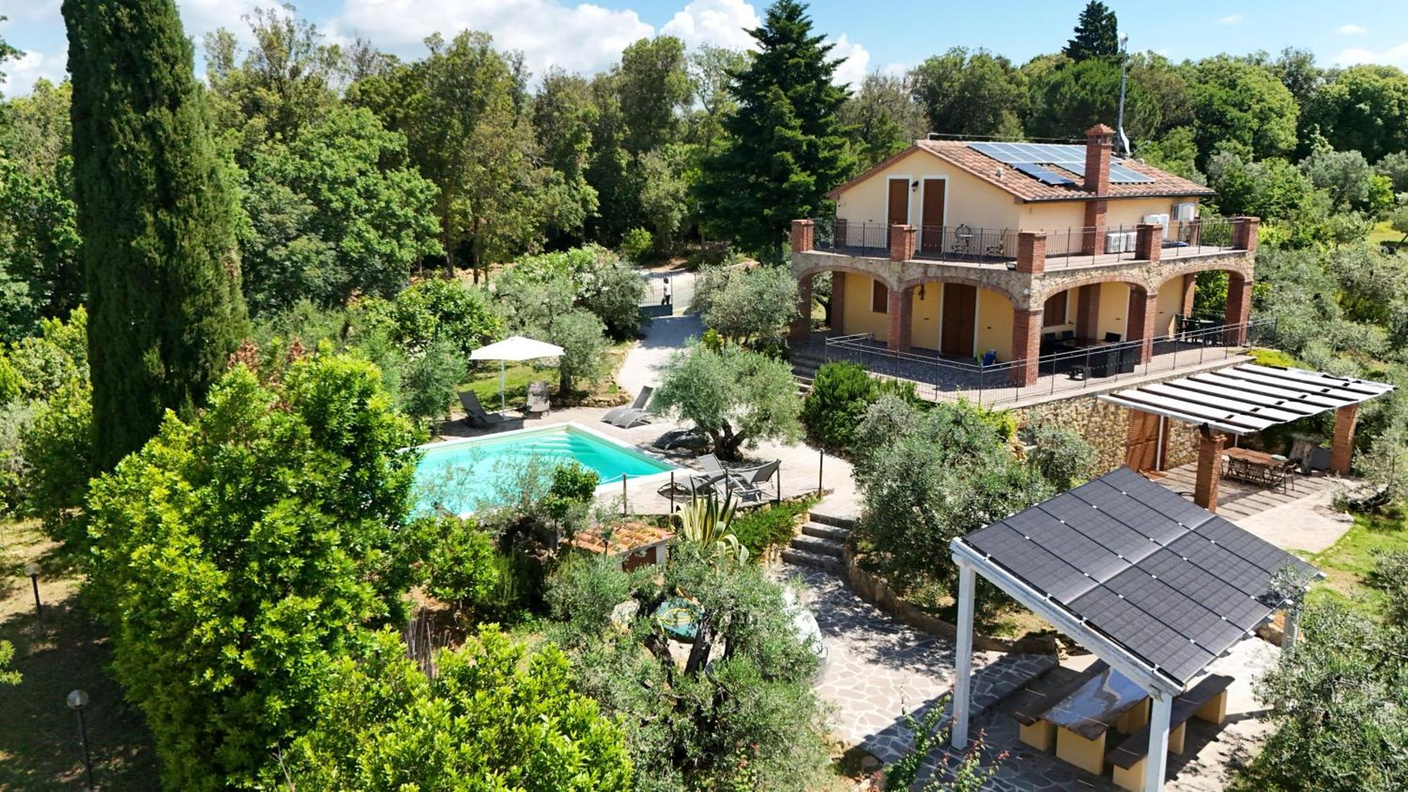 Apartament Il Panorama Montescudaio Zewnętrze zdjęcie